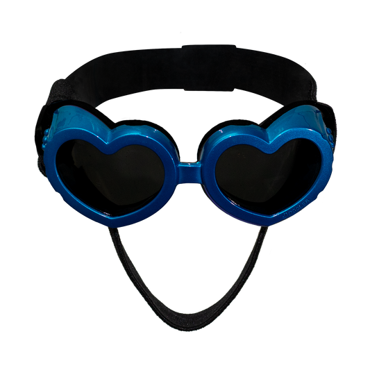 Heart Sun Glasses - Blue