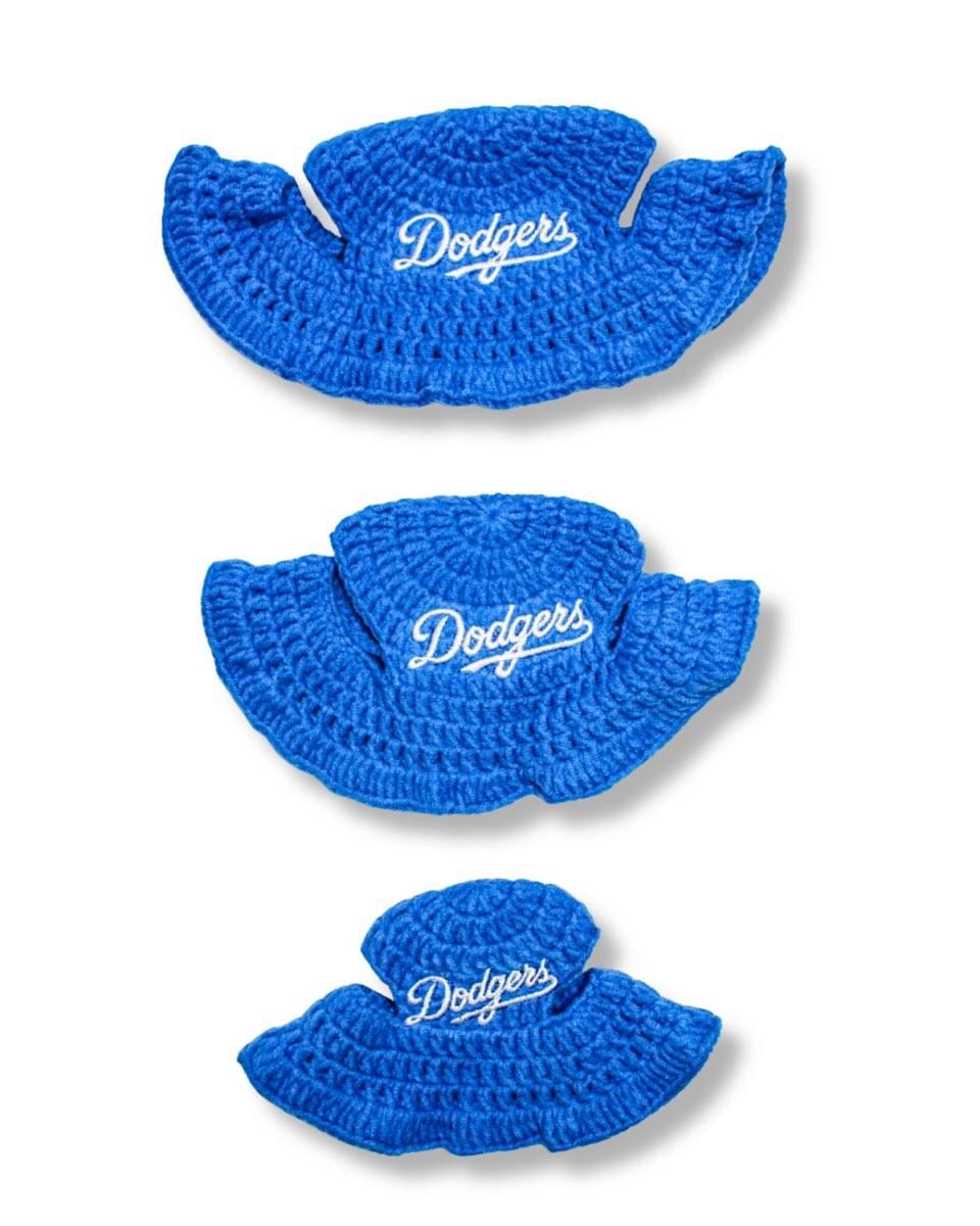 Blue Sport Crochet Hat