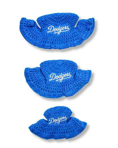 Blue Sport Crochet Hat
