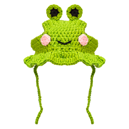 Crochet Hat - Frog