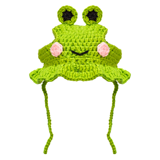 Crochet Hat - Frog