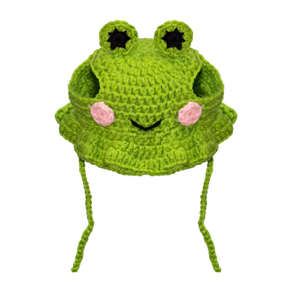 Crochet Hat - Frog