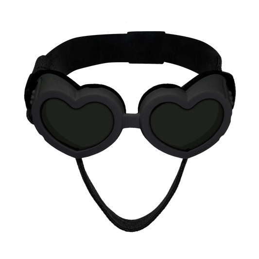 Heart Sun Glasses - Black