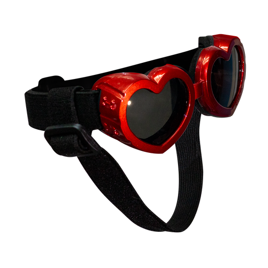 Heart Sun Glasses - Red