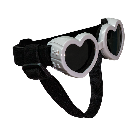 Heart Sun Glasses - White