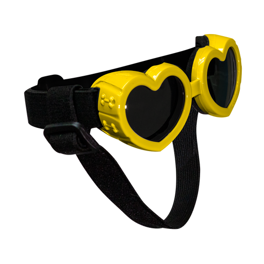 Heart Sun Glasses - Yellow