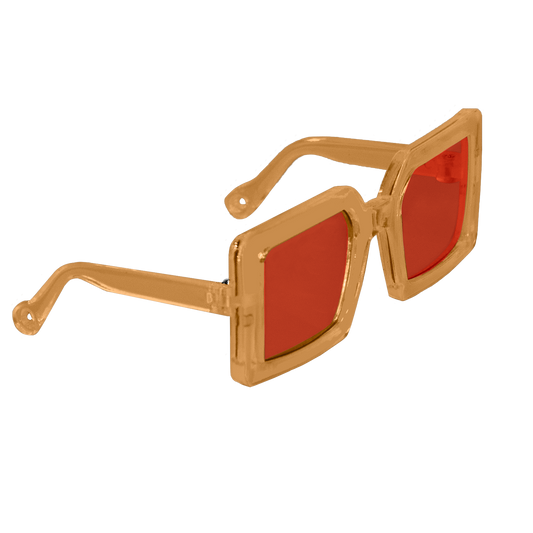 Fluorescent Sun Glasses - Orange