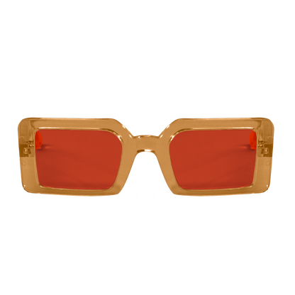 Fluorescent Sun Glasses - Orange