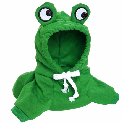 Frog Hoodie for Cats and Dogs