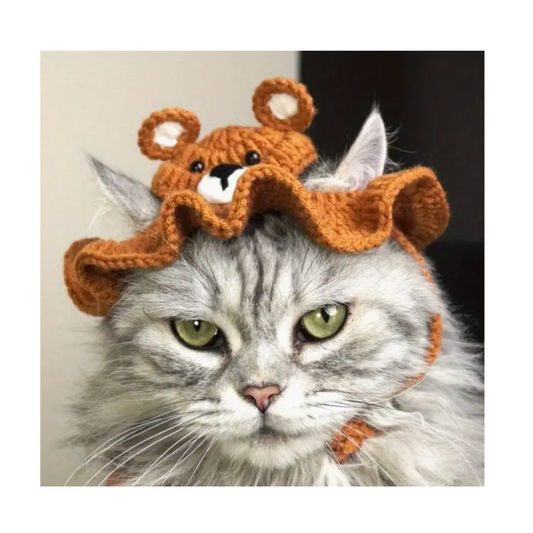 Crochet Hat- Bear