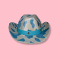 Baby Blue Cow Print Cowboy Hat