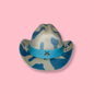 Baby Blue Cow Print Cowboy Hat
