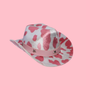 Baby Pink Cow Print Cowboy Hat