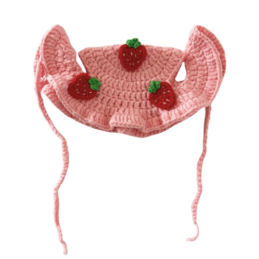 Strawberry Crotchet Hat